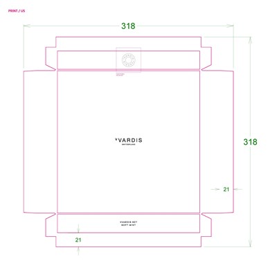 Soft Mint Set Front Panel (200626 Set Soft Front Panel)